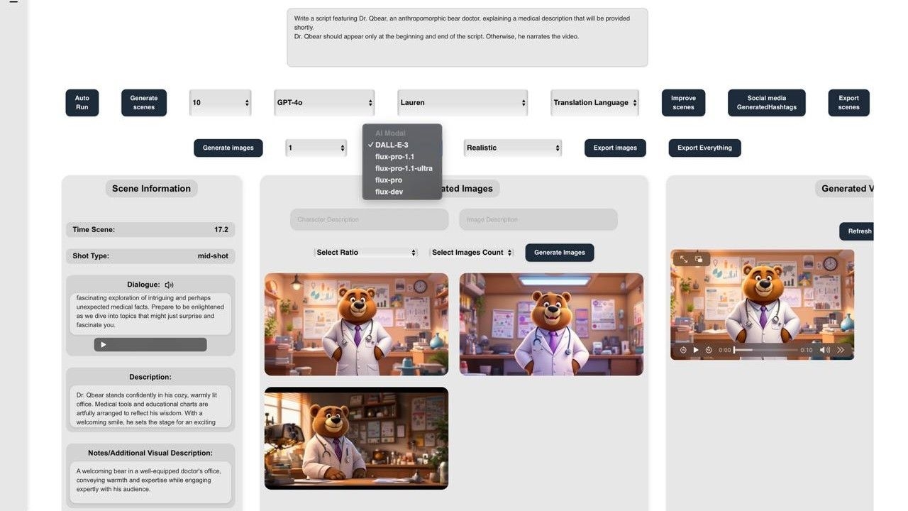 Hex – animated medical video generation platform